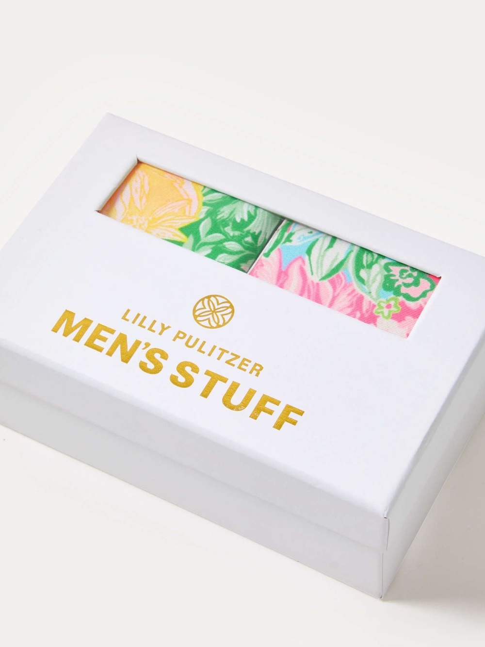NWT Lilly Pulitzer Men’s Stuff Tie and Pocket Square Set Multi Bright Delight